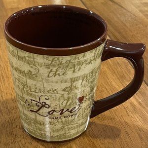 Dayspring 12 oz. "Love Came Down" Coffee Mugs